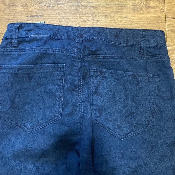 RW & Co. Paisley Printed Blue Natalie Jeggings Jeans Size Small - Picture 8 of 8